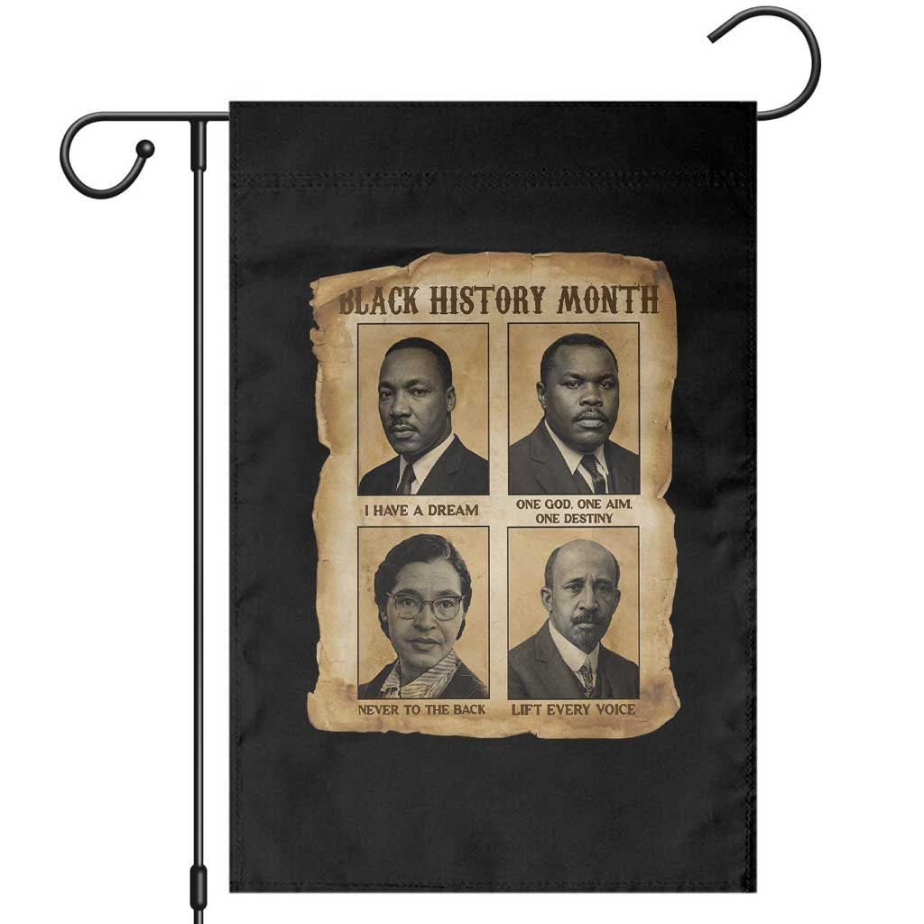 Vintage African American Heroes Garden Flag Black Pride Inspiration - Wonder Print Shop