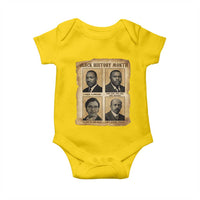Vintage African American Heroes Baby Onesie Black Pride Inspiration - Wonder Print Shop