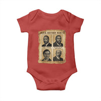 Vintage African American Heroes Baby Onesie Black Pride Inspiration - Wonder Print Shop