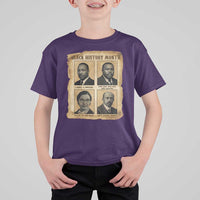 Vintage African American Heroes T Shirt For Kid Black Pride Inspiration - Wonder Print Shop