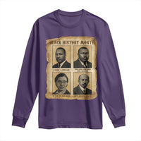 Vintage African American Heroes Long Sleeve Shirt Black Pride Inspiration - Wonder Print Shop