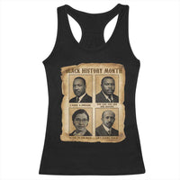Vintage African American Heroes Racerback Tank Top Black Pride Inspiration - Wonder Print Shop