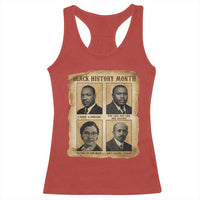 Vintage African American Heroes Racerback Tank Top Black Pride Inspiration - Wonder Print Shop