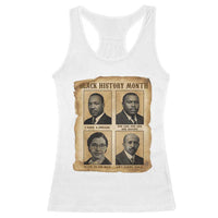 Vintage African American Heroes Racerback Tank Top Black Pride Inspiration - Wonder Print Shop