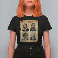 Vintage African American Heroes T Shirt For Women Black Pride Inspiration - Wonder Print Shop