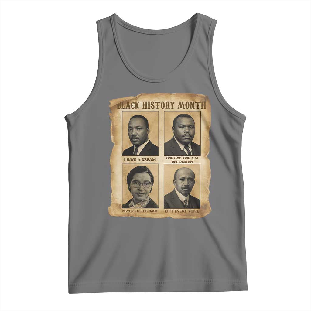 Vintage African American Heroes Tank Top Black Pride Inspiration - Wonder Print Shop