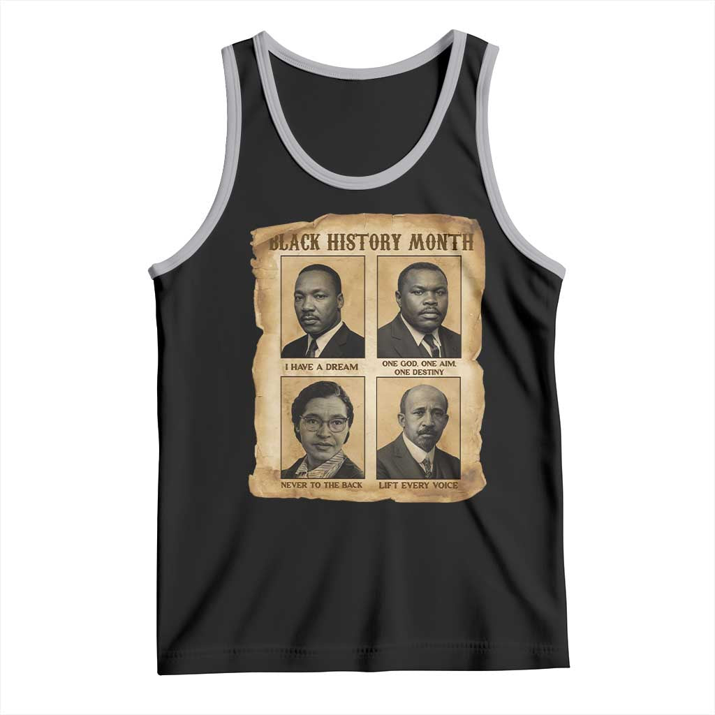 Vintage African American Heroes Tank Top Black Pride Inspiration - Wonder Print Shop