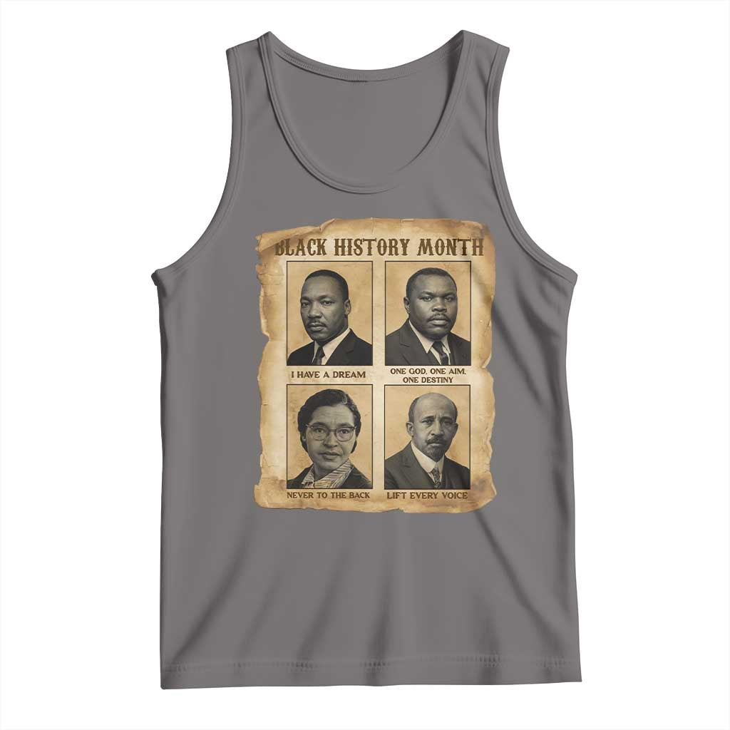 Vintage African American Heroes Tank Top Black Pride Inspiration - Wonder Print Shop