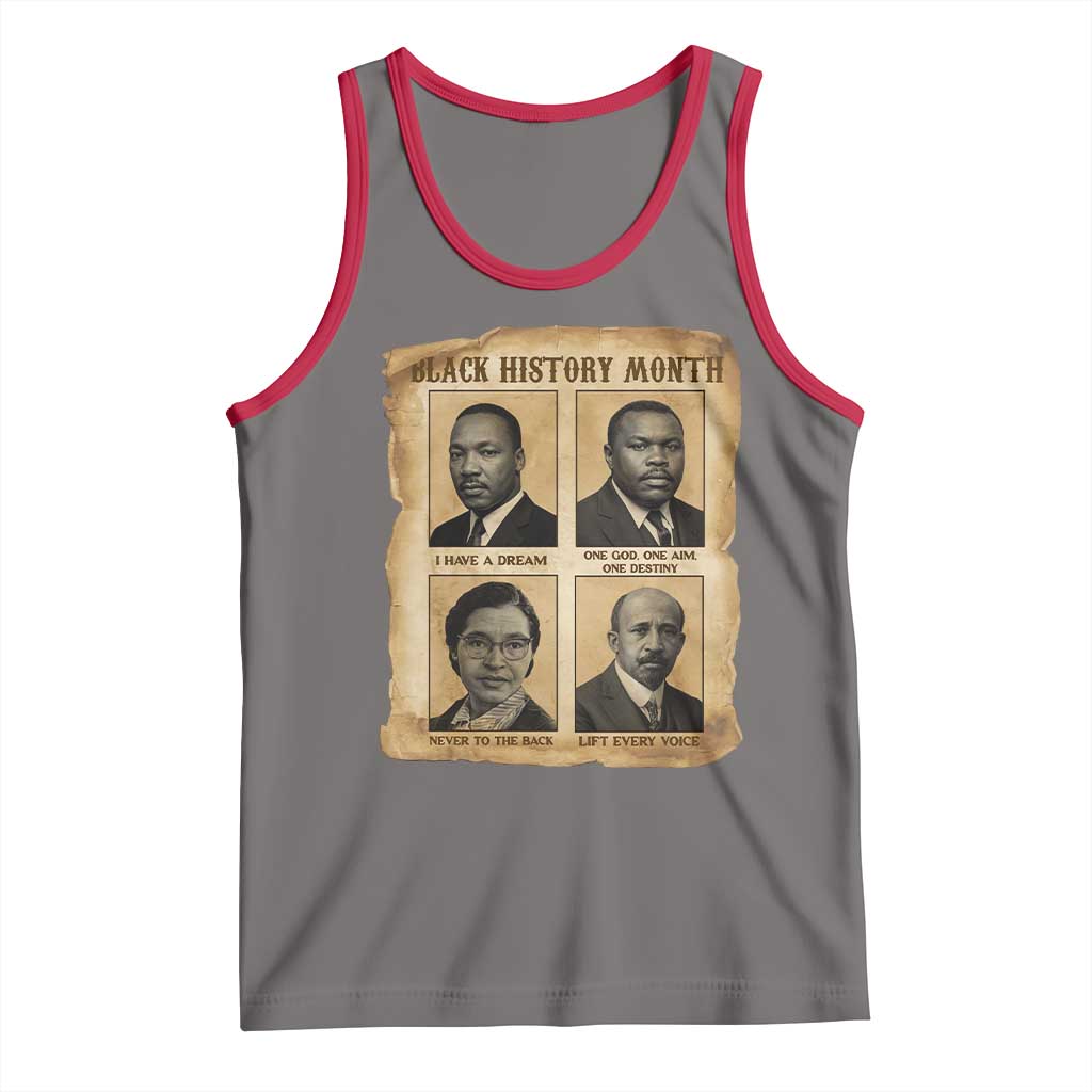 Vintage African American Heroes Tank Top Black Pride Inspiration - Wonder Print Shop