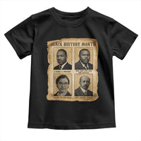 Vintage African American Heroes Toddler T Shirt Black Pride Inspiration - Wonder Print Shop