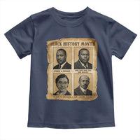 Vintage African American Heroes Toddler T Shirt Black Pride Inspiration - Wonder Print Shop