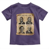 Vintage African American Heroes Toddler T Shirt Black Pride Inspiration - Wonder Print Shop
