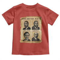 Vintage African American Heroes Toddler T Shirt Black Pride Inspiration - Wonder Print Shop