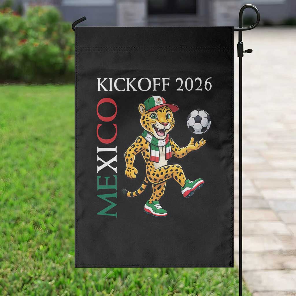 Mexico Soccer Pride Jaguar Kickoff 2026 Garden Flag