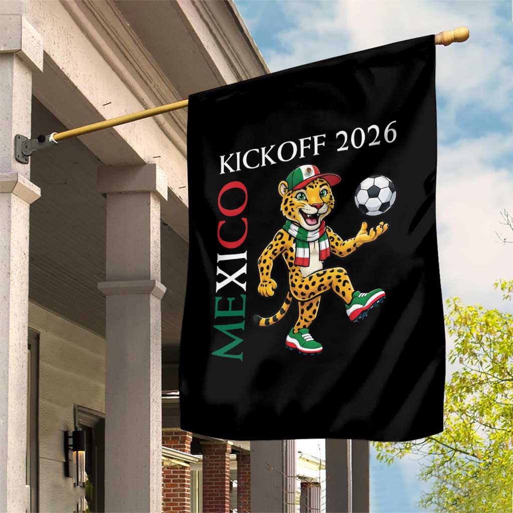 Mexico Soccer Pride Jaguar Kickoff 2026 Garden Flag