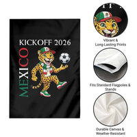 Mexico Soccer Pride Jaguar Kickoff 2026 Garden Flag