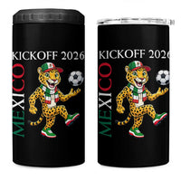 Mexico Soccer Pride Jaguar Kickoff 2026 4 in 1 Can Cooler Tumbler