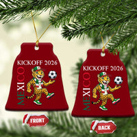 Mexico Soccer Pride Jaguar Kickoff 2026 Ceramic Ornament