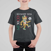 Mexico Soccer Pride Jaguar Kickoff 2026 T Shirt For Kid