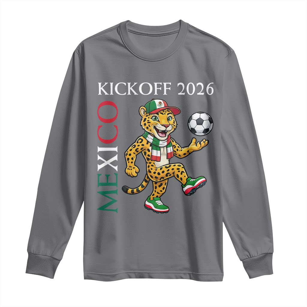 Mexico Soccer Pride Jaguar Kickoff 2026 Long Sleeve Shirt