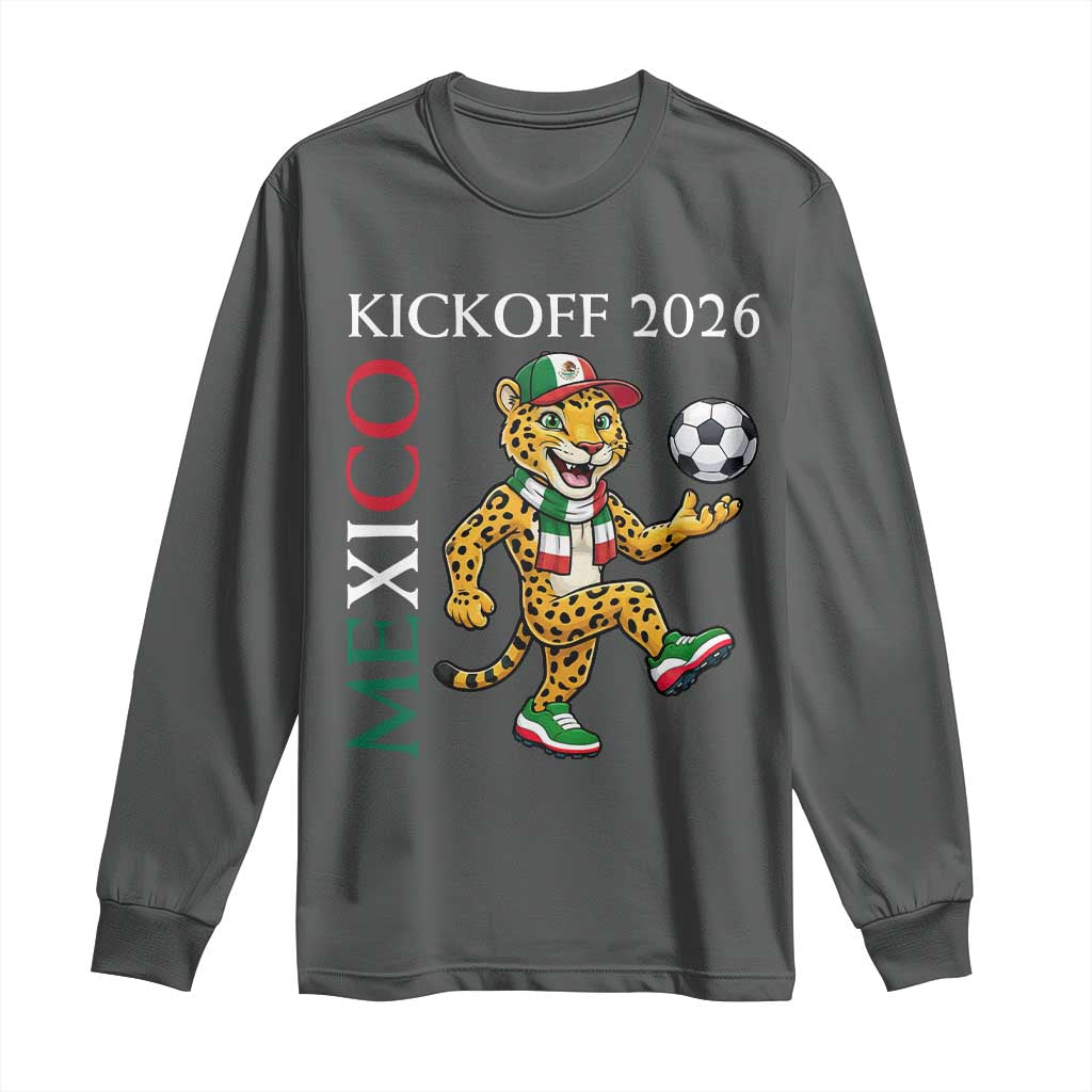 Mexico Soccer Pride Jaguar Kickoff 2026 Long Sleeve Shirt