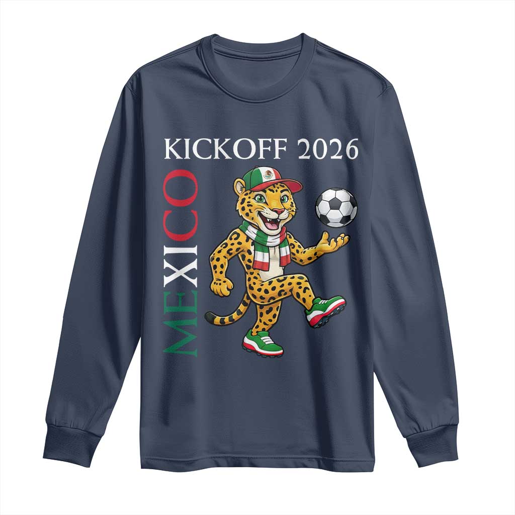 Mexico Soccer Pride Jaguar Kickoff 2026 Long Sleeve Shirt