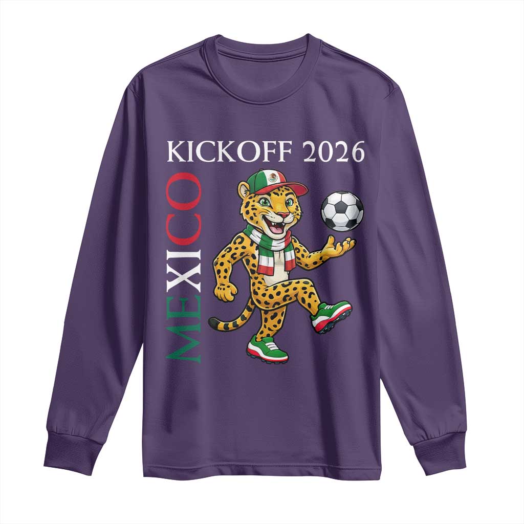 Mexico Soccer Pride Jaguar Kickoff 2026 Long Sleeve Shirt