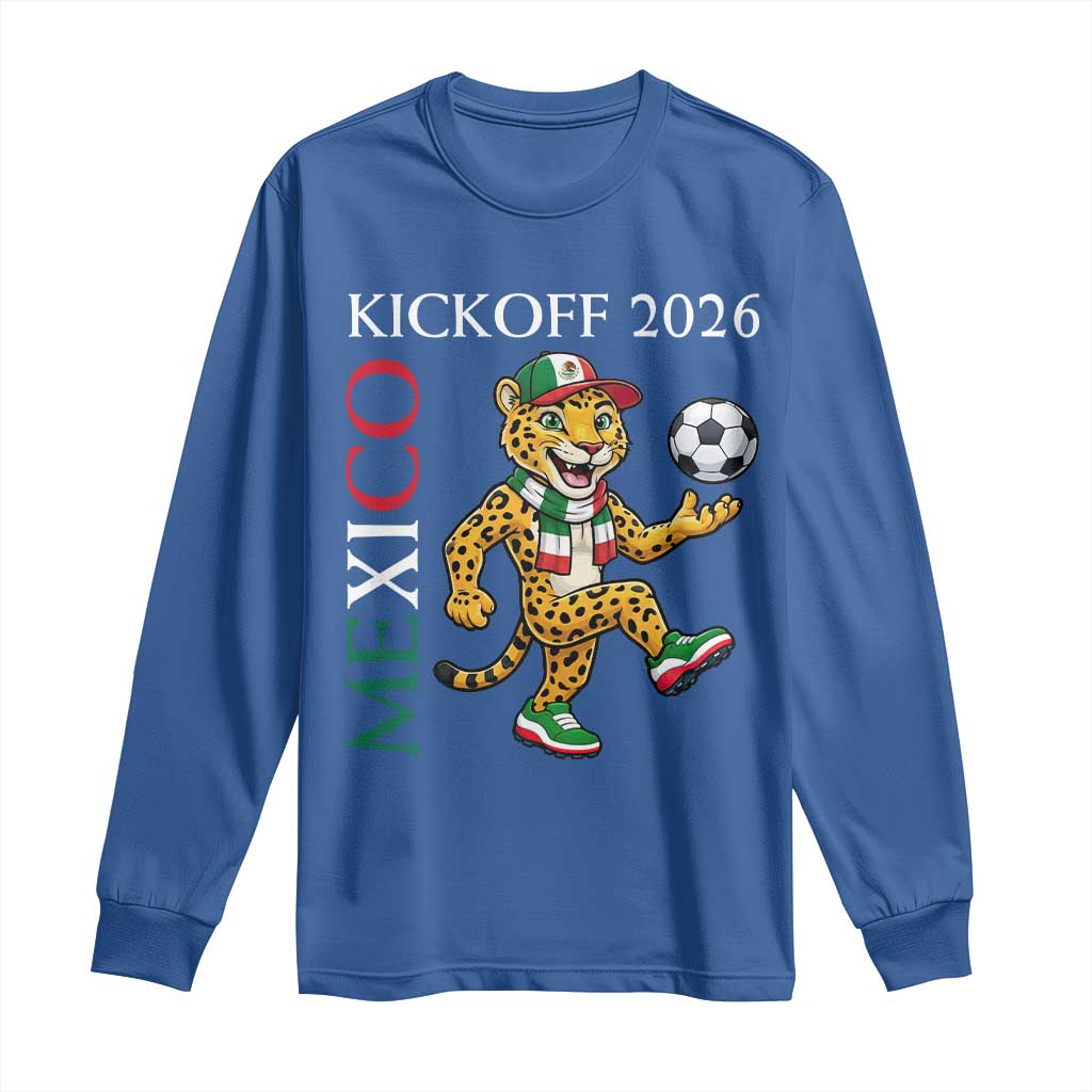 Mexico Soccer Pride Jaguar Kickoff 2026 Long Sleeve Shirt