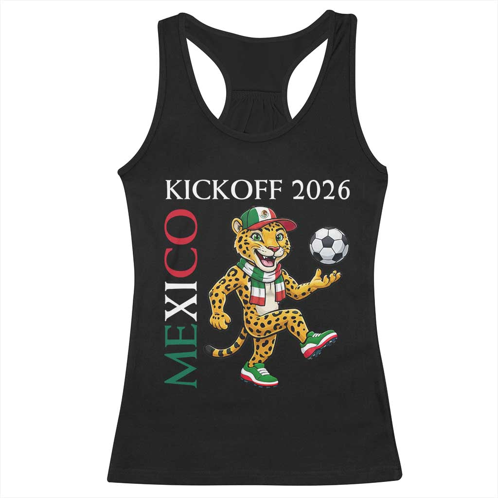 Mexico Soccer Pride Jaguar Kickoff 2026 Racerback Tank Top