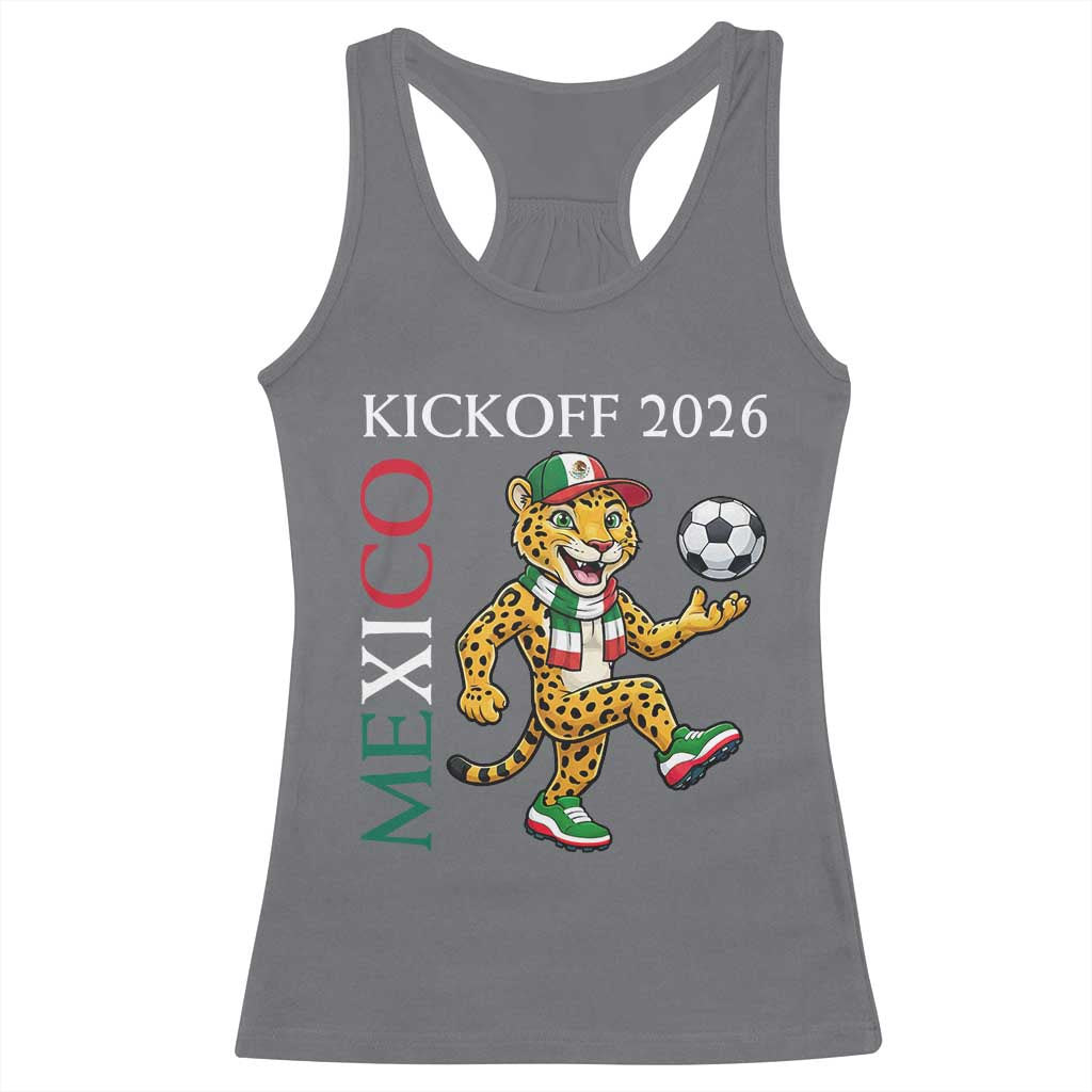 Mexico Soccer Pride Jaguar Kickoff 2026 Racerback Tank Top