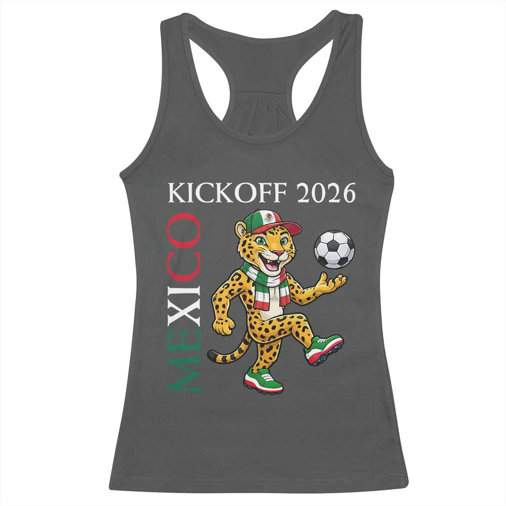 Mexico Soccer Pride Jaguar Kickoff 2026 Racerback Tank Top