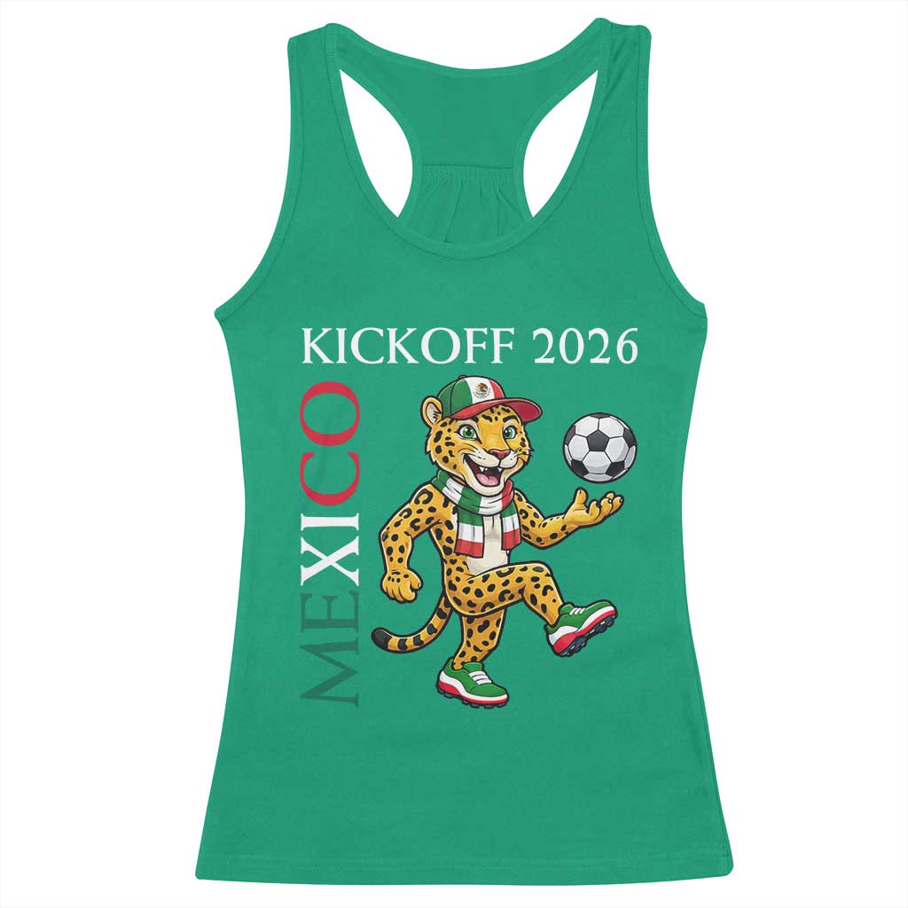 Mexico Soccer Pride Jaguar Kickoff 2026 Racerback Tank Top