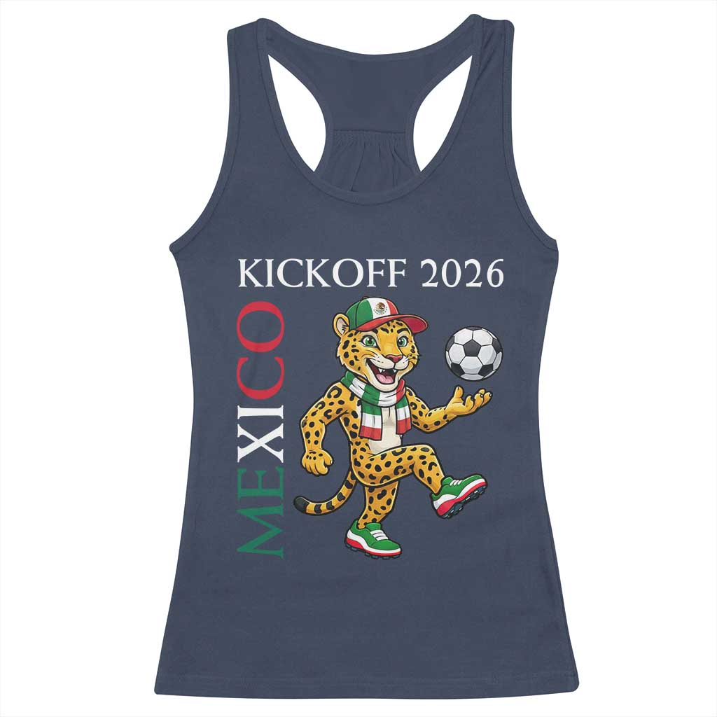 Mexico Soccer Pride Jaguar Kickoff 2026 Racerback Tank Top