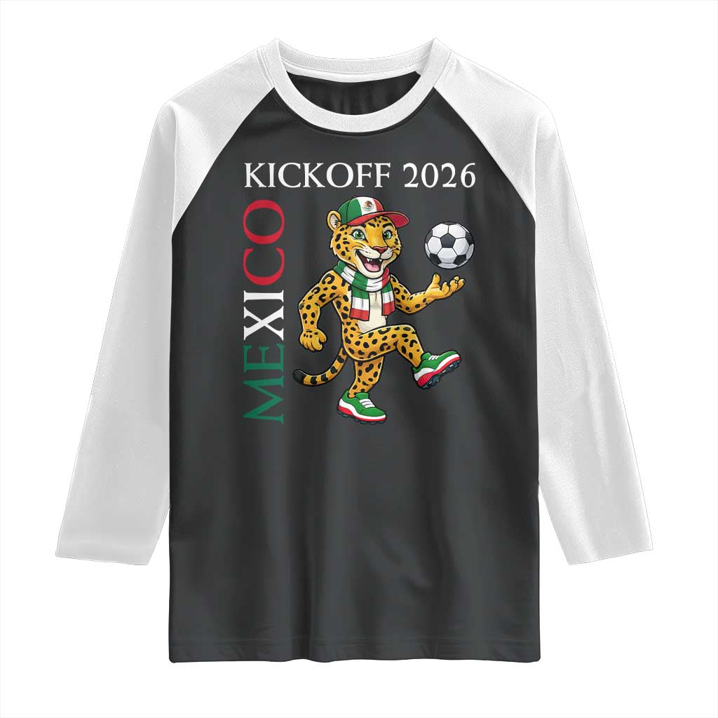 Mexico Soccer Pride Jaguar Kickoff 2026 Raglan Shirt