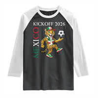 Mexico Soccer Pride Jaguar Kickoff 2026 Raglan Shirt