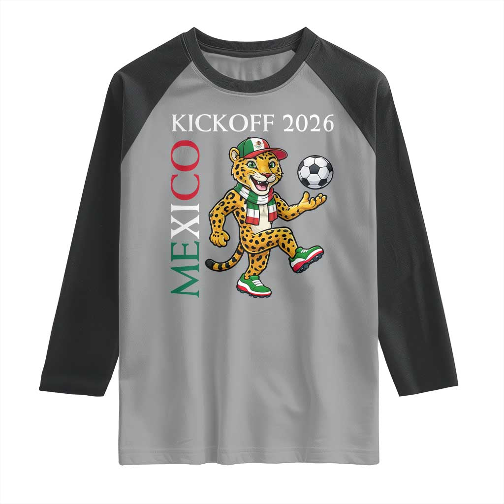 Mexico Soccer Pride Jaguar Kickoff 2026 Raglan Shirt