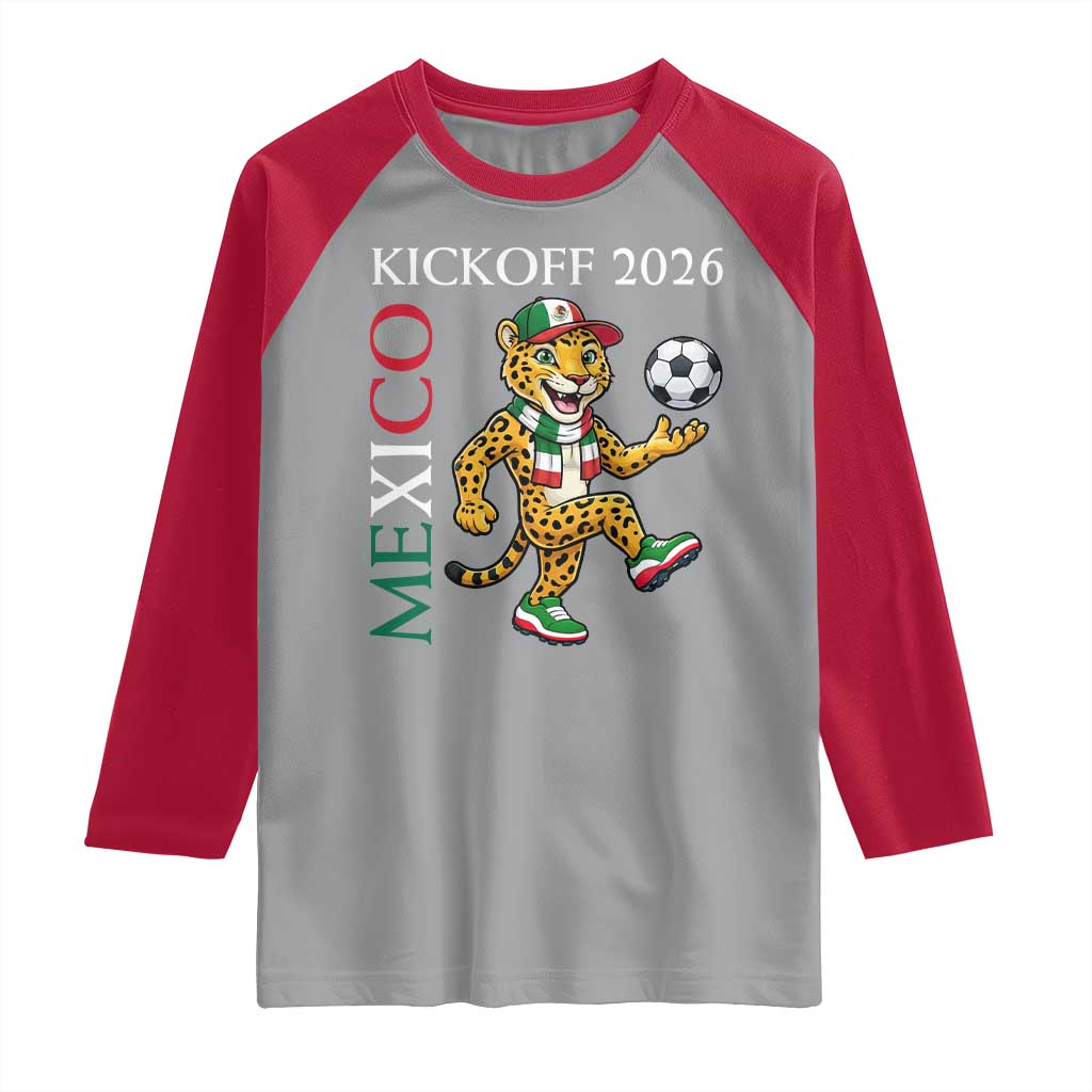 Mexico Soccer Pride Jaguar Kickoff 2026 Raglan Shirt
