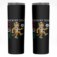 Mexico Soccer Pride Jaguar Kickoff 2026 Skinny Tumbler
