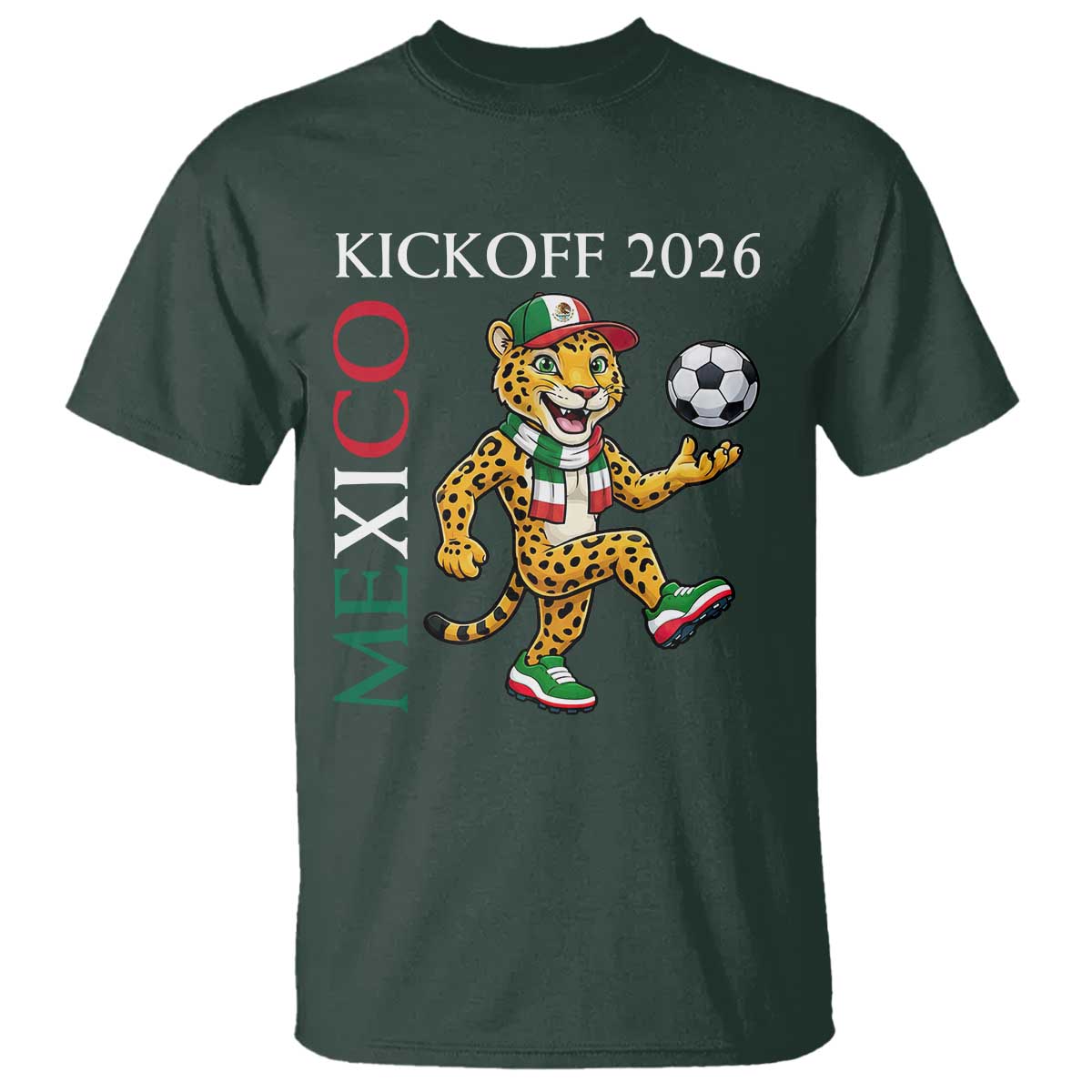 Mexico Soccer Pride Jaguar Kickoff 2026 T Shirt