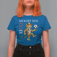 Mexico Soccer Pride Jaguar Kickoff 2026 T Shirt For Women