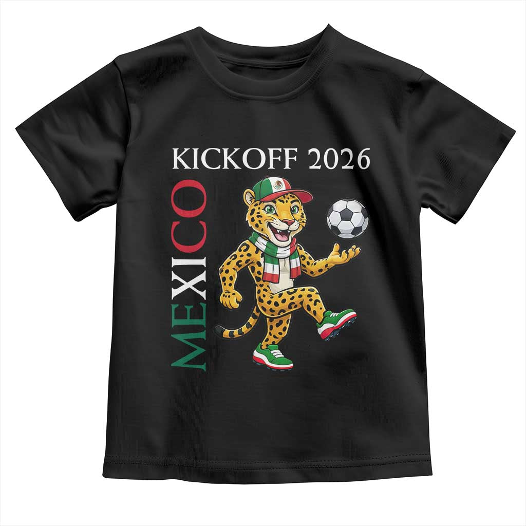 Mexico Soccer Pride Jaguar Kickoff 2026 Toddler T Shirt