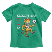 Mexico Soccer Pride Jaguar Kickoff 2026 Toddler T Shirt