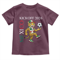 Mexico Soccer Pride Jaguar Kickoff 2026 Toddler T Shirt