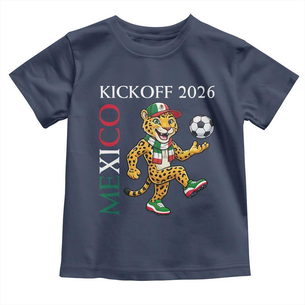 Mexico Soccer Pride Jaguar Kickoff 2026 Toddler T Shirt