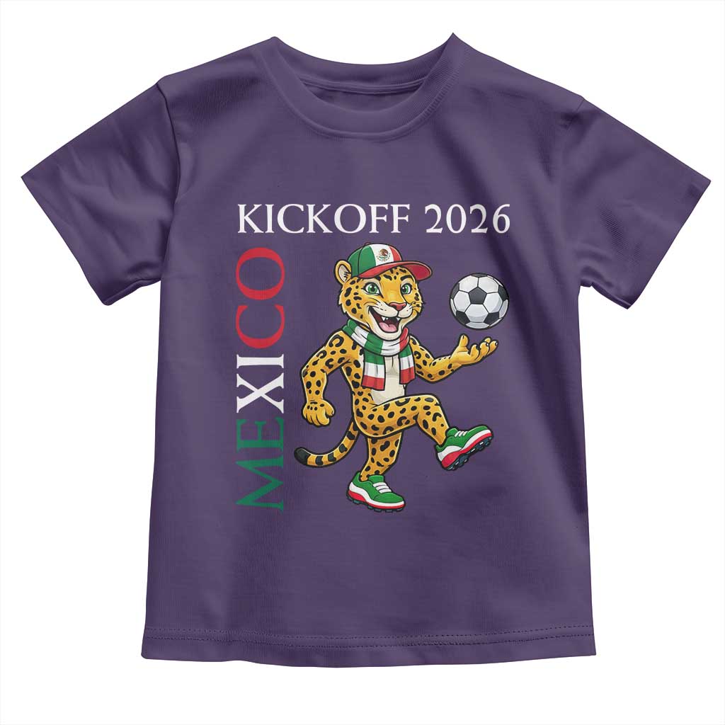 Mexico Soccer Pride Jaguar Kickoff 2026 Toddler T Shirt