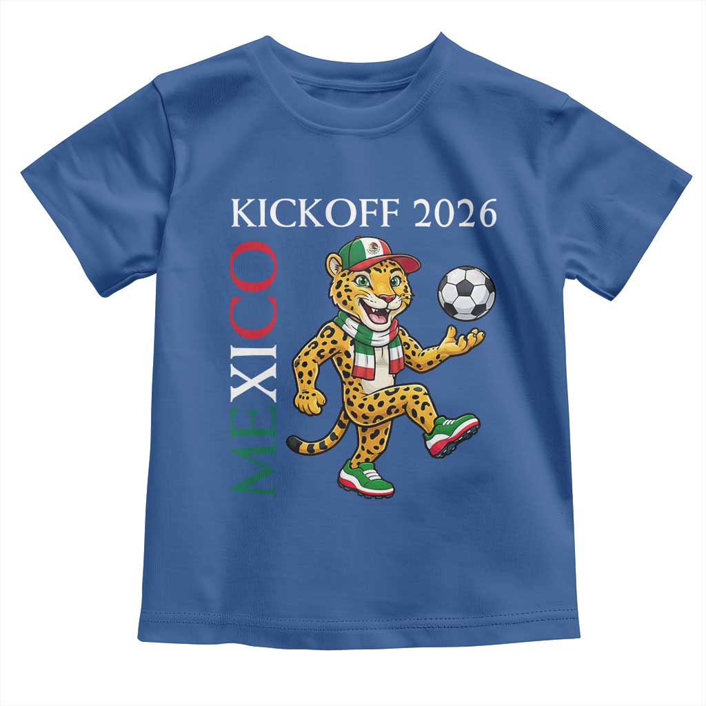 Mexico Soccer Pride Jaguar Kickoff 2026 Toddler T Shirt