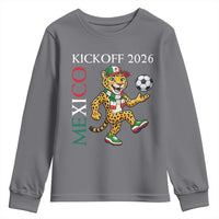 Mexico Soccer Pride Jaguar Kickoff 2026 Youth Sweatshirt