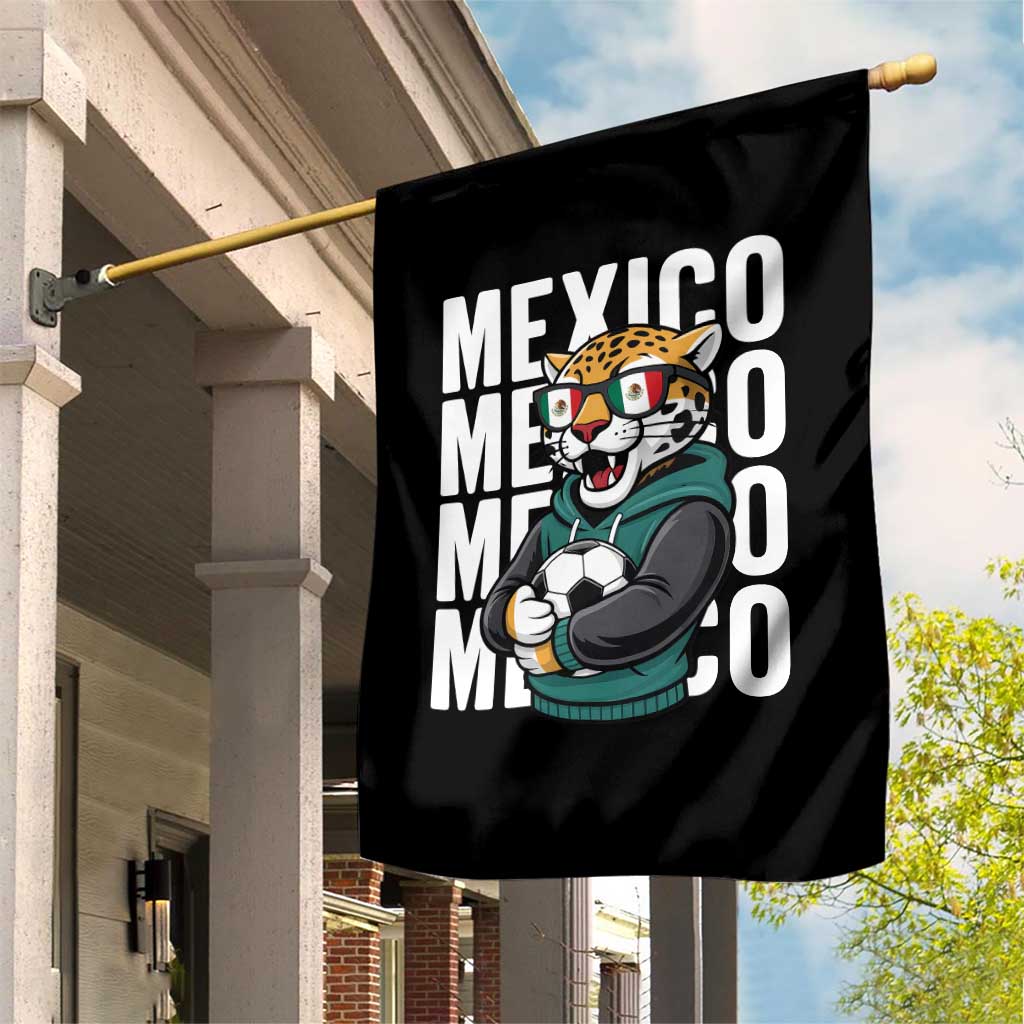 Fierce Mexico Jaguar Soccer Pride Fan Gift Garden Flag