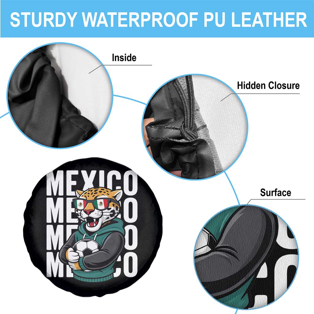 Fierce Mexico Jaguar Soccer Pride Fan Gift Spare Tire Cover