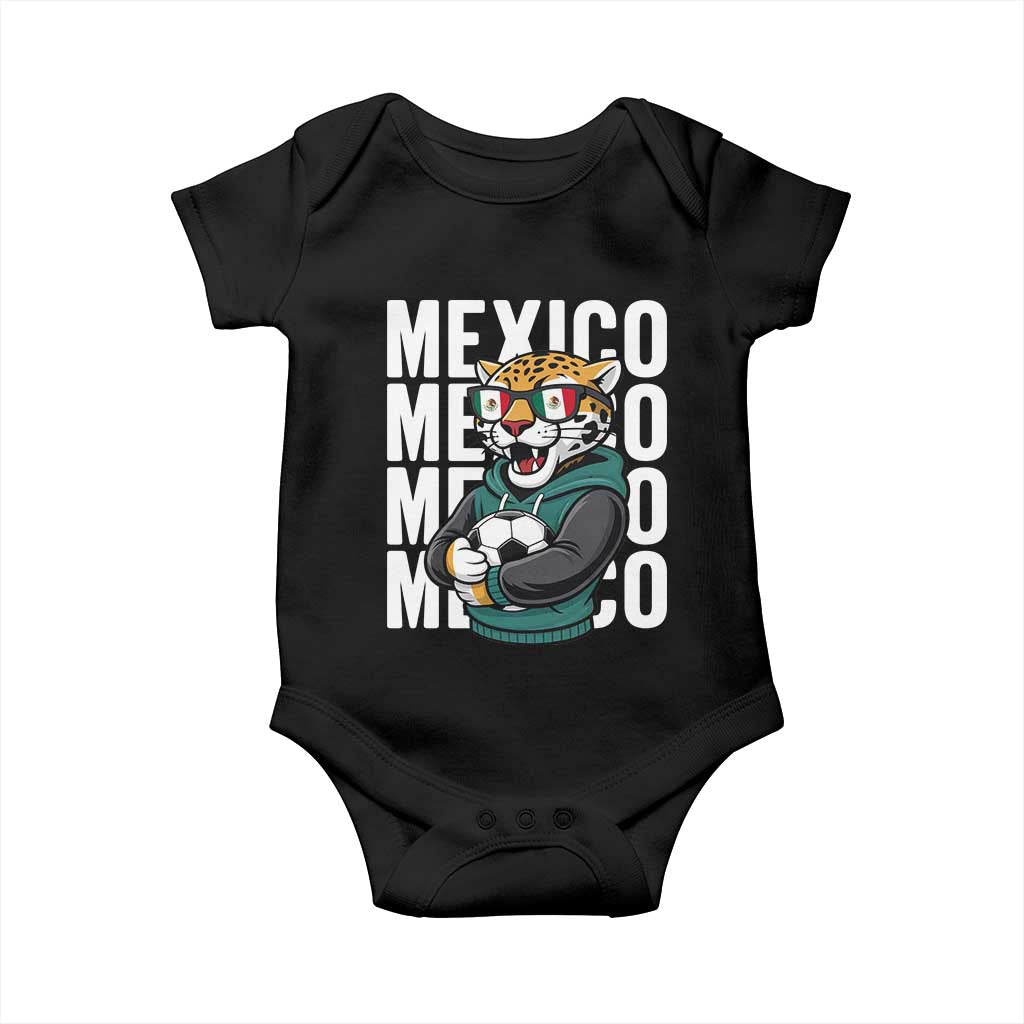 Fierce Mexico Jaguar Soccer Pride Fan Gift Baby Onesie